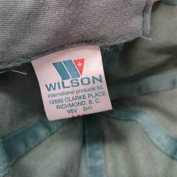 Vancouver Canada Slideback Hat Green Large Embroidered Colorblock - Picture 10 of 11